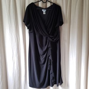 Catherines drape front dress